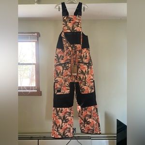 NWT Saga Outerwear Flamingo bibs